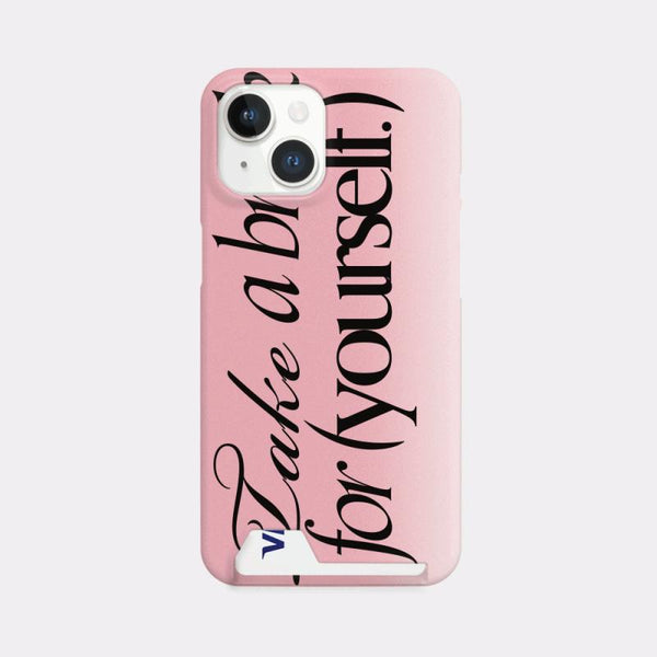 [Mademoment] Take A Break Design Phone Case