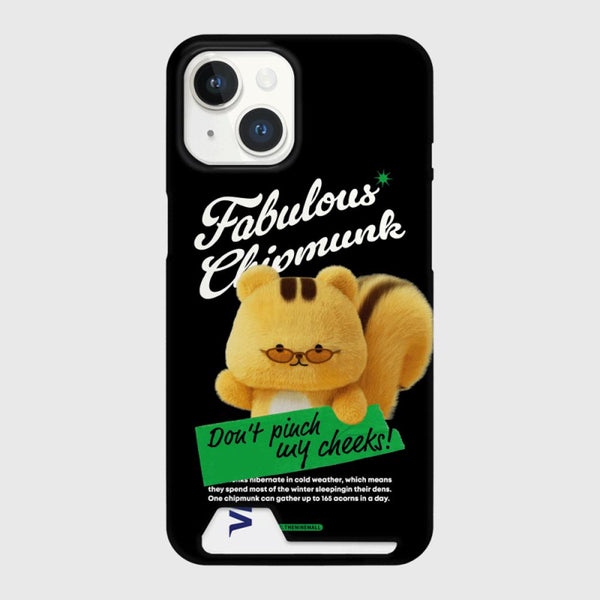 [THENINEMALL] Fabulous Chipmunk Hard Phone Case (2 types)