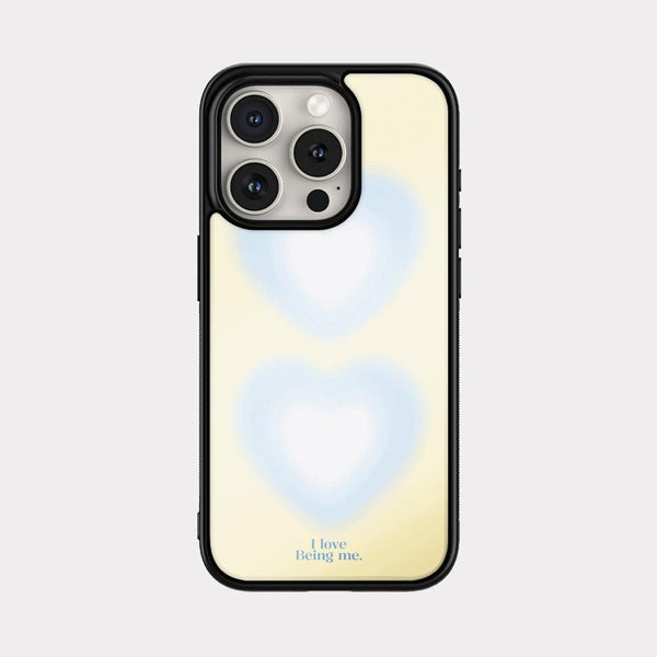 [Mademoment] Two Heart Gradation Design Bumper Phone Case