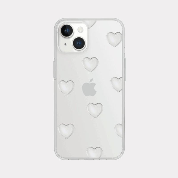 [Mademoment] Pure Love Pattern Design Clear Phone Case (3 Types)