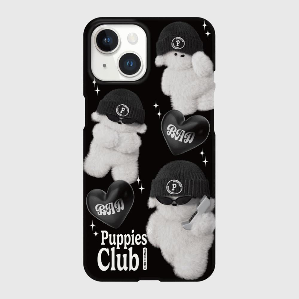 [THENINEMALL] Pattern Bad Puppy Hard Phone Case (2 types)