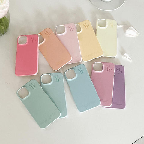 [Mademoment] Blossom Plain Design Phone Case