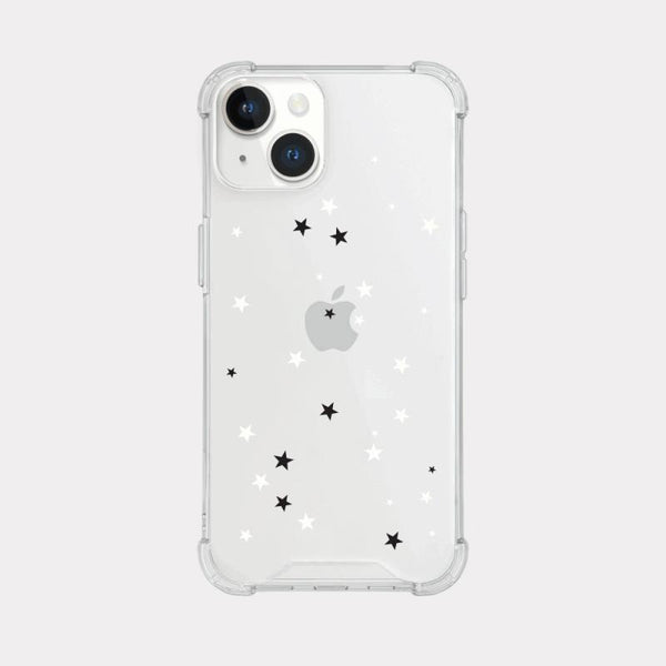 [Mademoment] Twinkle Star Pattern Design Clear Phone Case (3 Types)