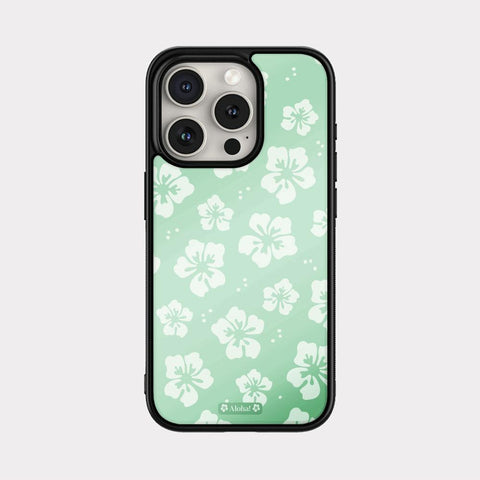 [Mademoment] Aloha Flower Design Bumper Phone Case