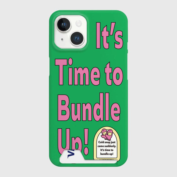 [THENINEMALL] Time To Bundle Up Hard Phone Case (2 types)