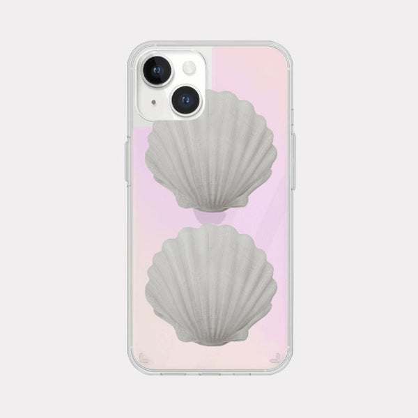 [Mademoment] Vintage Shell Design Glossy Mirror Phone Case