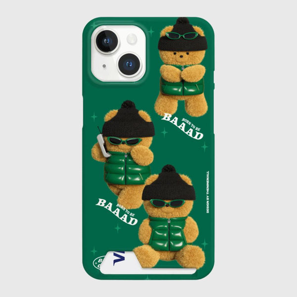 [THENINEMALL] Pattern Puffer Bad Gummy Hard Phone Case (2 types)