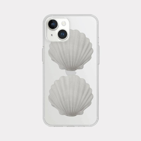 [Mademoment] Vintage Shell Design Clear Phone Case (3 Types)