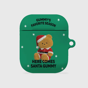 [THENINEMALL] Here Comes Santa Gummy AirPods Hard Case