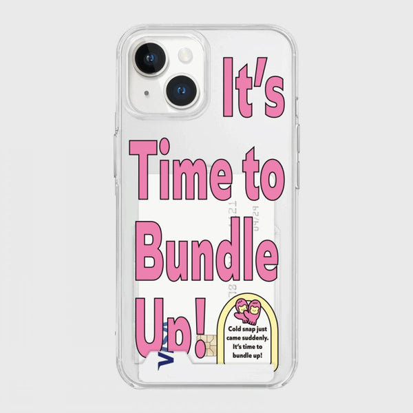 [THENINEMALL] Time To Bundle Up Clear Phone Case (3 types)