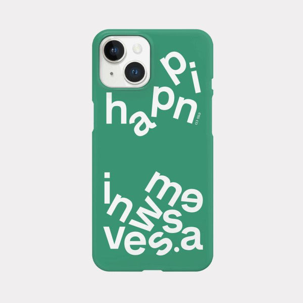 [Mademoment] Wave of Happiness Lettering Design Phone Case