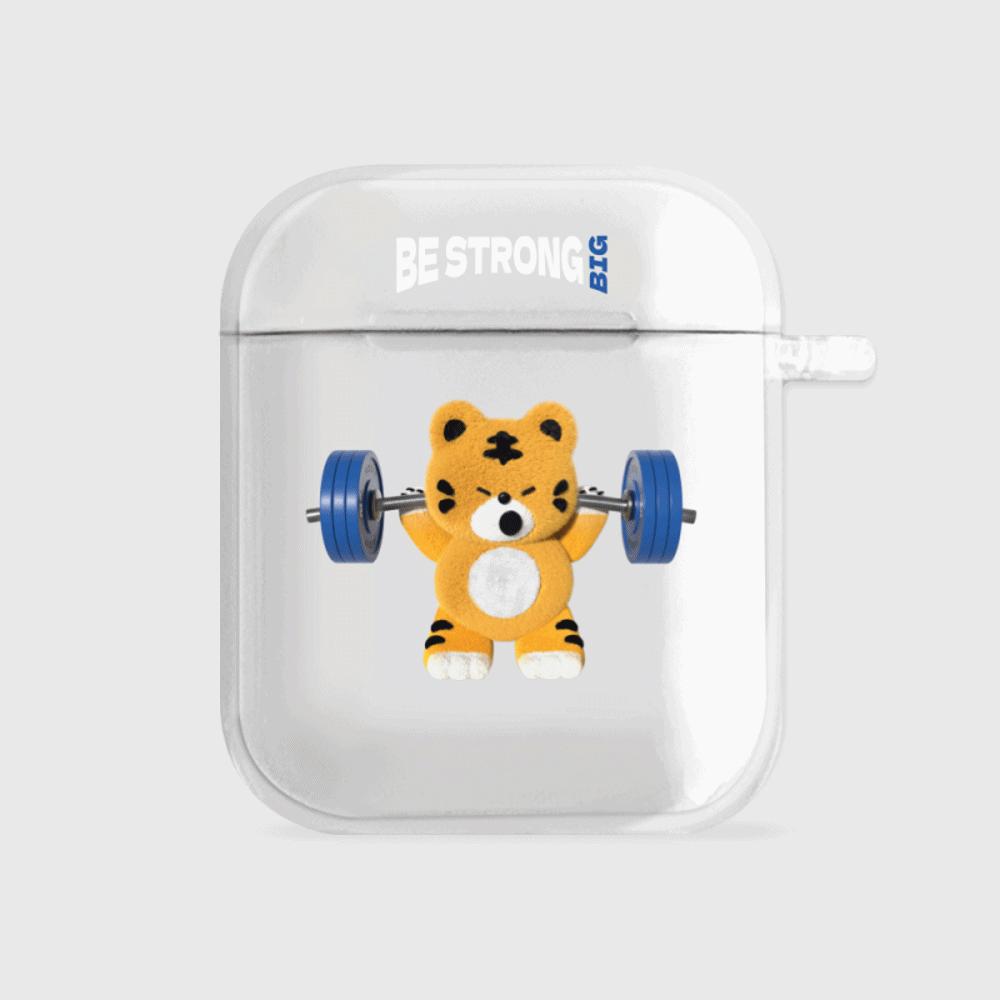 [THENINEMALL] Squat Hey Tiger AirPods Clear Case