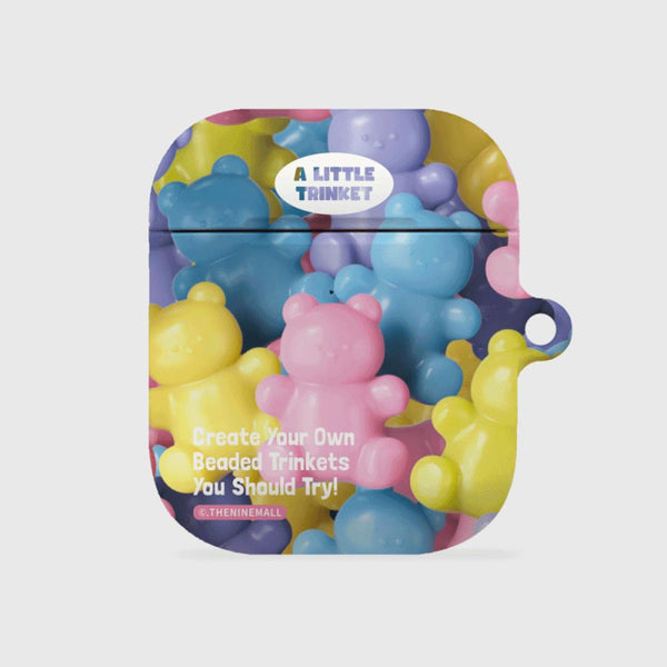 [THENINEMALL] Beads Gummy Pattern AirPods Hard Case