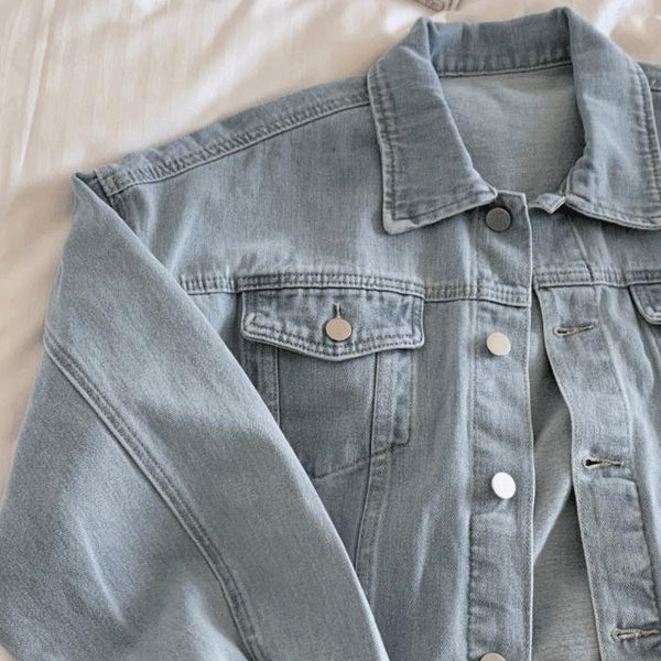 [98°C] Roaming Cotton Denim Jacket (2 Colors)