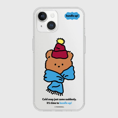 [THENINEMALL] Bundle Up Gummy Clear Phone Case (3 types)