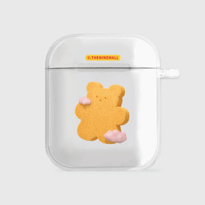 [THENINEMALL] Loofah Gummy AirPods Clear Case