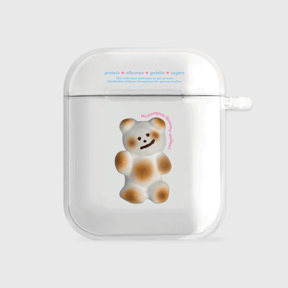 [THENINEMALL] Humongous Gummy Mallow AirPods Clear Case