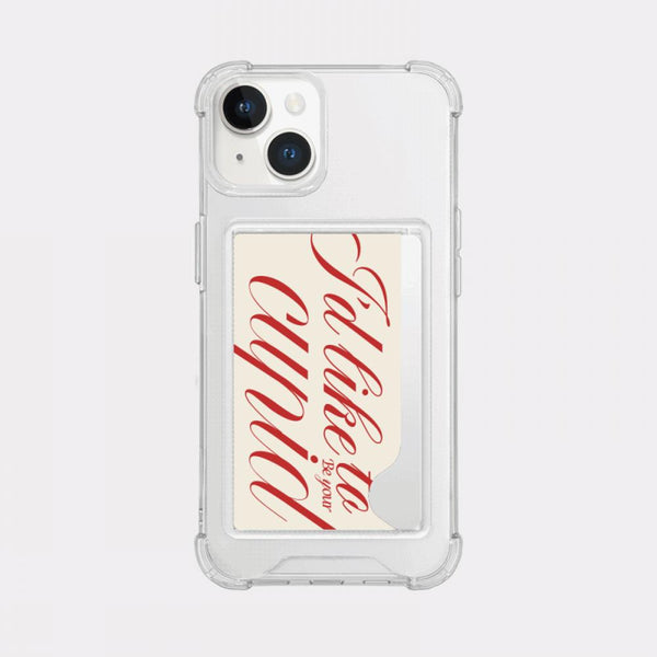 [Mademoment] Your Cupid Design Clear Phone Case (4 Types)