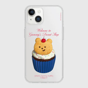 [THENINEMALL] Gummy Donut Shop Clear Phone Case (3 types)