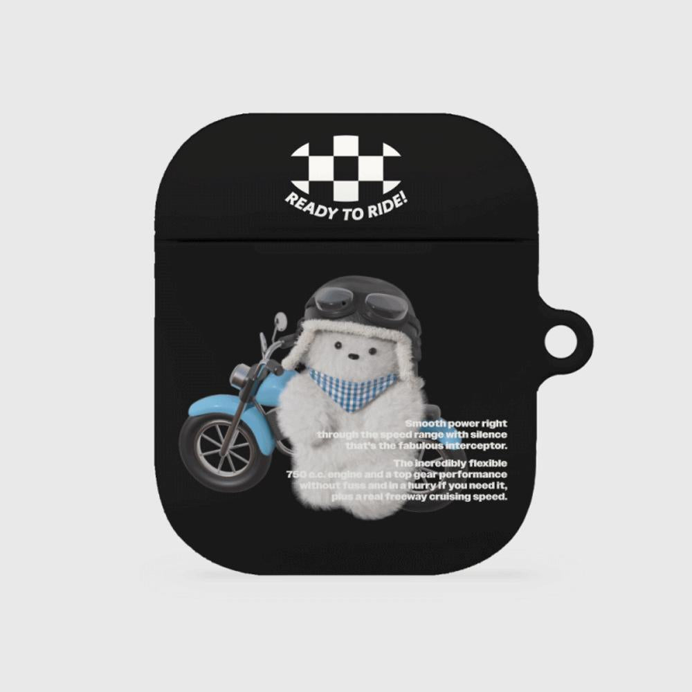 [THENINEMALL] Rider Puppy AirPods Hard Case