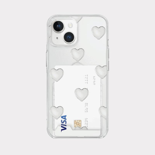 [Mademoment] Pure Love Pattern Design Clear Phone Case (3 Types)