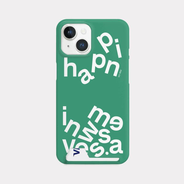 [Mademoment] Wave of Happiness Lettering Design Phone Case