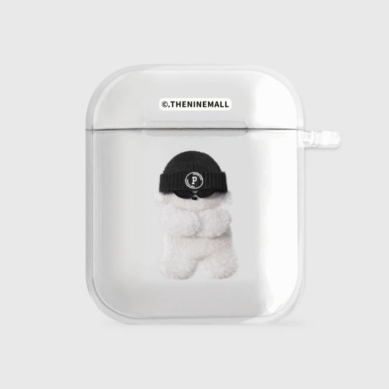 [THENINEMALL] Bad Puppies Club AirPods Clear Case