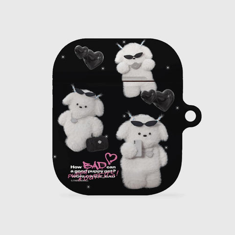 [THENINEMALL] Pattern Bad Puppy Outfits AirPods Hard Case