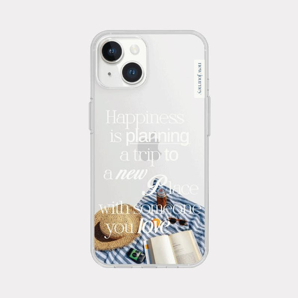 [Mademoment] Happy Plan Design Clear Phone Case (3 Types)