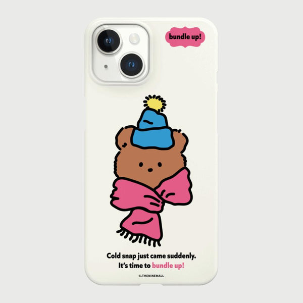 [THENINEMALL] Bundle Up Gummy Hard Phone Case (2 types)