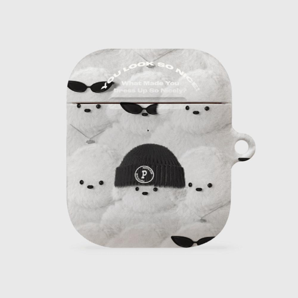 [THENINEMALL] Nice Puppy Pattern AirPods Hard Case