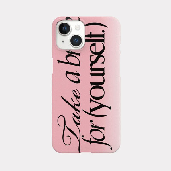 [Mademoment] Take A Break Design Phone Case