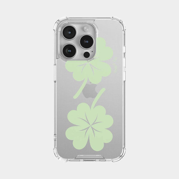 [Mademoment] Kind Of Luck Design Clear Phone Case (3 Types)