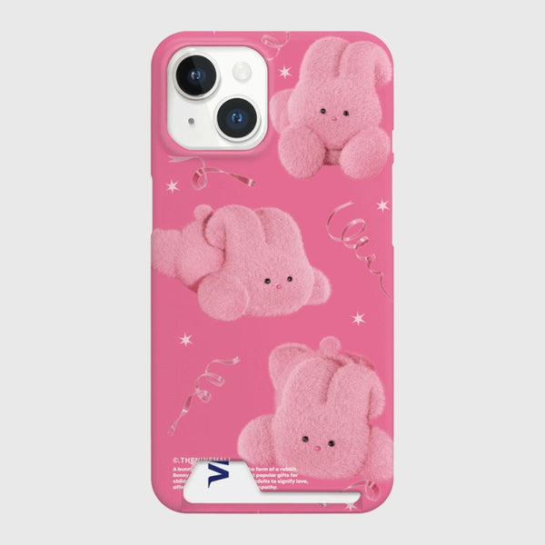 [THENINEMALL] Pink Ribbon Windy Hard Phone Case (2 types)