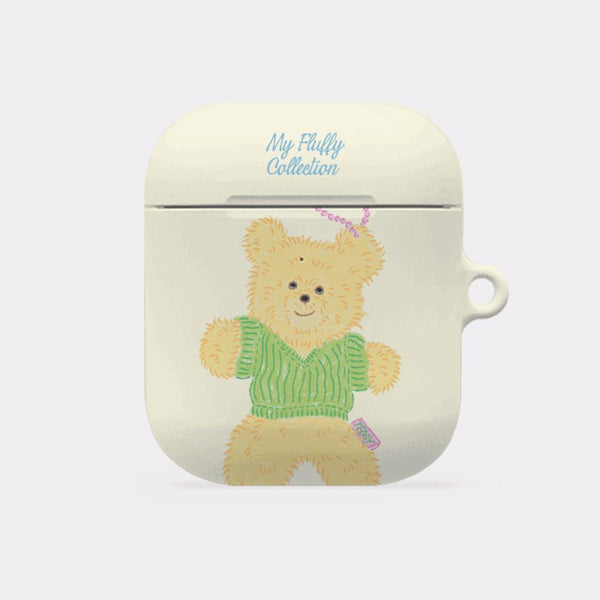 [Mademoment] Big Knit Bear Design AirPods Case