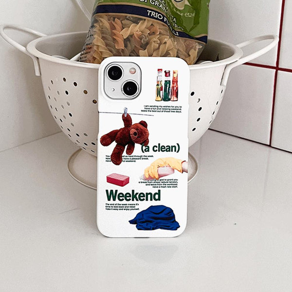 [Mademoment] Happy Weekend Design Phone Case