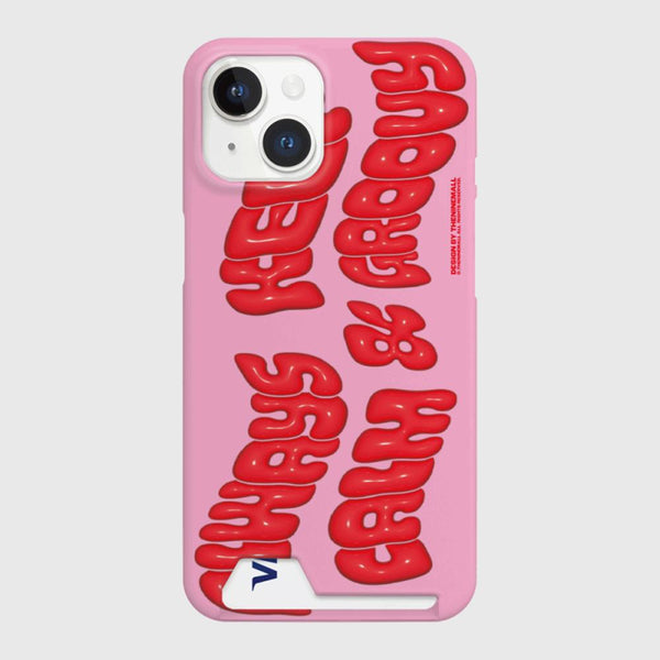 [THENINEMALL] Calm And Groovy Hard Phone Case (2 types)