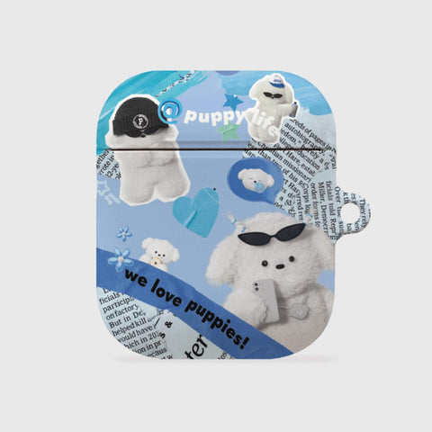 [THENINEMALL] Puppy Collage AirPods Hard Case