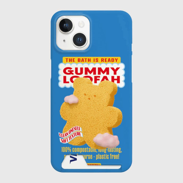 [THENINEMALL] Loofah Gummy Hard Phone Case (2 types)