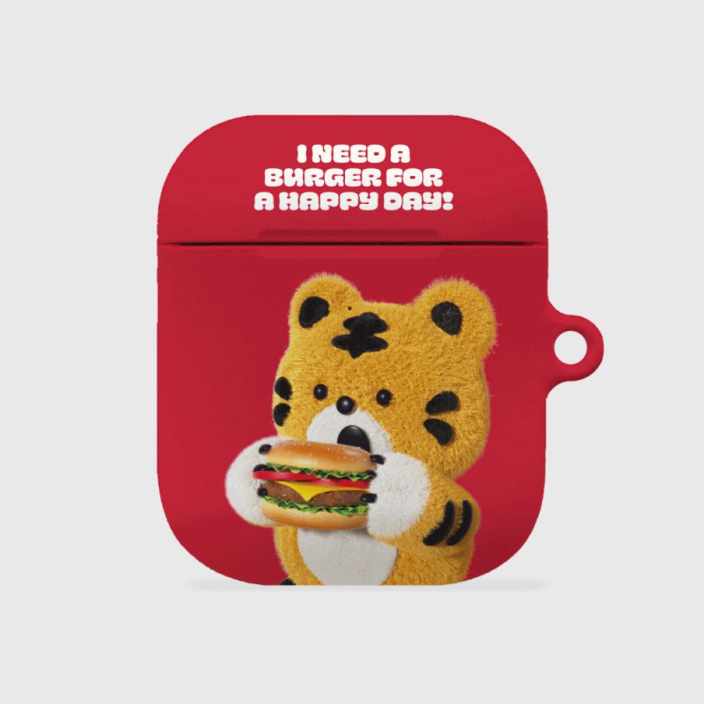 [THENINEMALL] Favorite Hamburger AirPods Hard Case