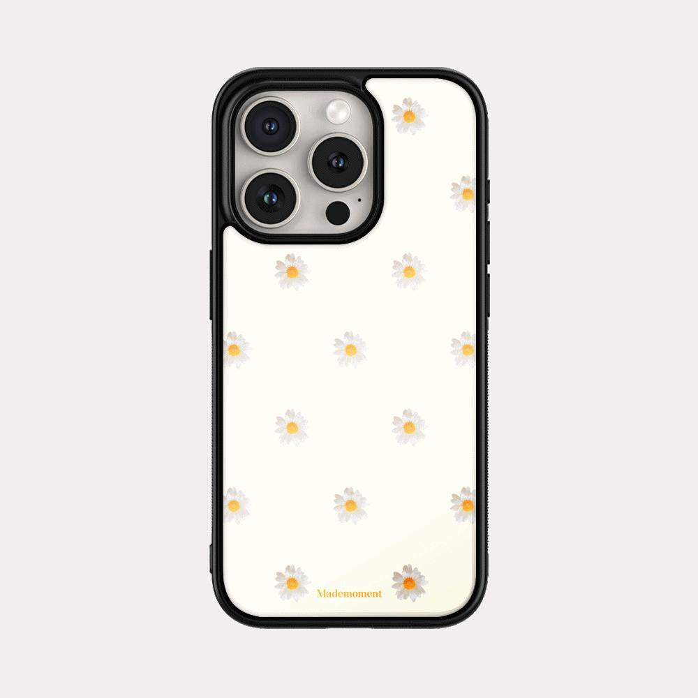 [Mademoment] Pure Daisy Pattern Design Bumper Phone Case