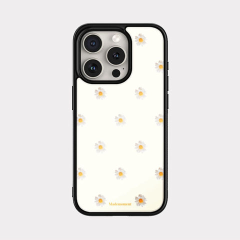 [Mademoment] Pure Daisy Pattern Design Bumper Phone Case