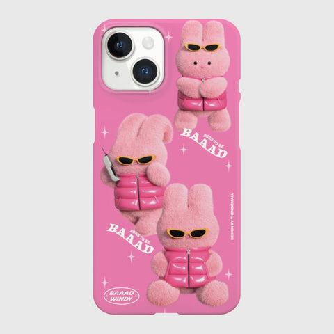 [THENINEMALL] Pattern Puffer Bad Windy Hard Phone Case (2 types)