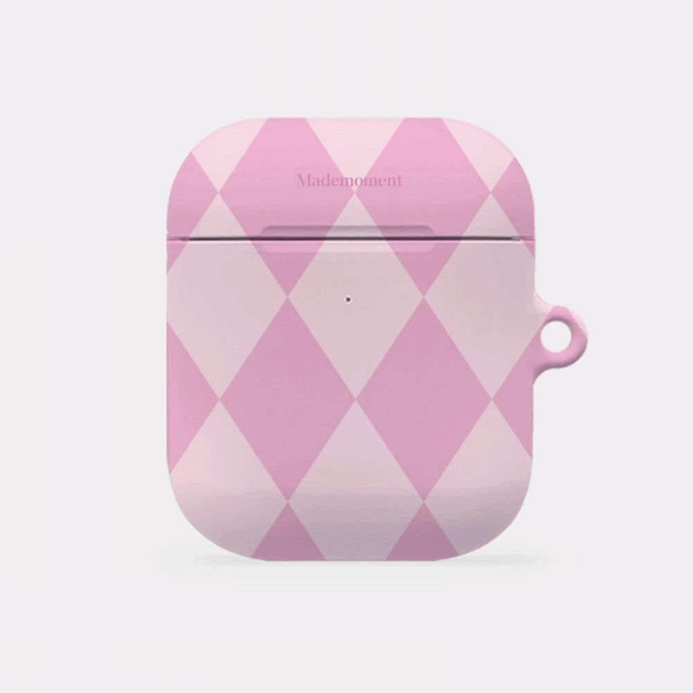 [Mademoment] Coloring Pink Design AirPods Case