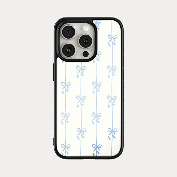 [Mademoment] Line Ribbon Pattern Design Bumper Phone Case