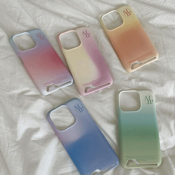 [Mademoment] Pastel Gradation Design Phone Case