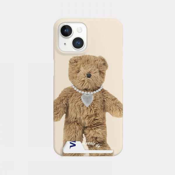 [Mademoment] Teddy Souvenir Pendant Design Phone Case