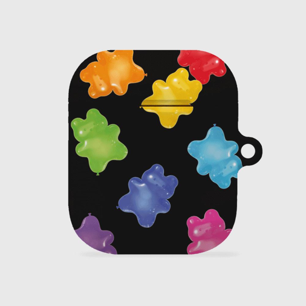 [THENINEMALL] Rainbow Gummy Balloon AirPods Hard Case