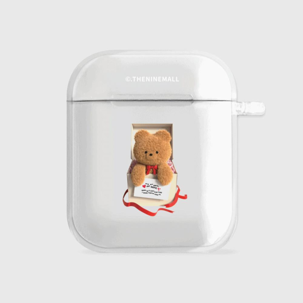 [THENINEMALL] Present Gummy AirPods Clear Case