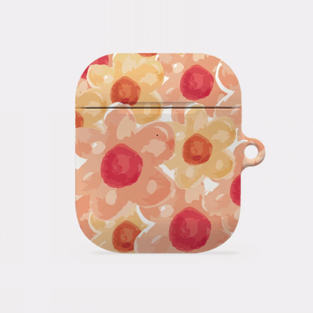 [Mademoment] Flower Watercolor Design AirPods Case